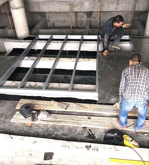 南京新百药业施工现场